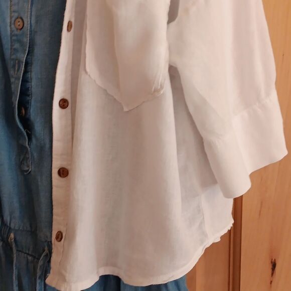 Knox Rose Jumpsuit and Zara Linen Blend Top Bundle. - Picture 5 of 16